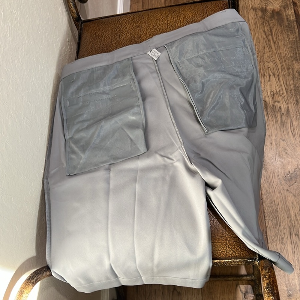 Brand New Adidas Gray with Black stripes Lightweight Stretch Golf Active Shorts! - Picture 8 of 8